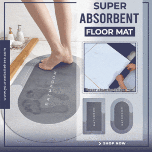 Water Absorbing Non-Slip Mat